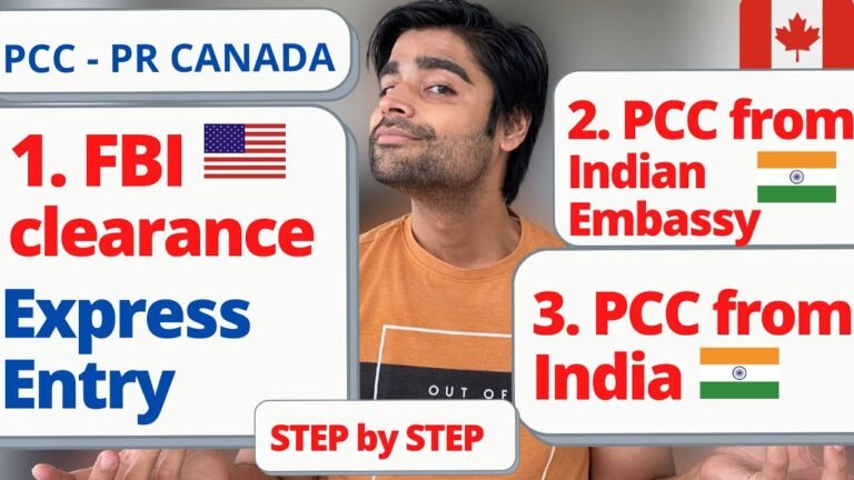 PCC – FBI and INDIA Police Clearance Certificate – CANADA PR EXPRESS ENTRY and SPOUSE