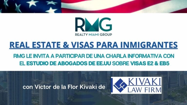 REUNIONES PRIVADAS EN BS.AS. SOBRE VISAS E2 & EB5