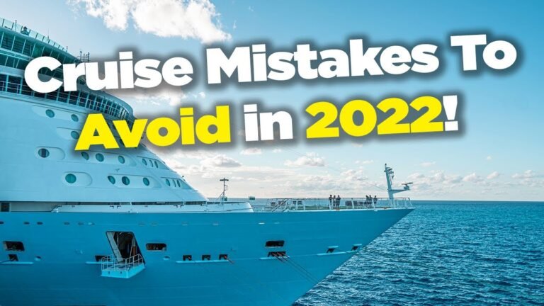 Rookie cruise mistakes you should not be making in 2022!