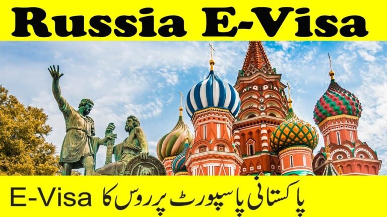 Russia E – Visa l Russia E – Visa for Pakistanis l How To obtain an E-Visa to Russia l Hindi l Urdu