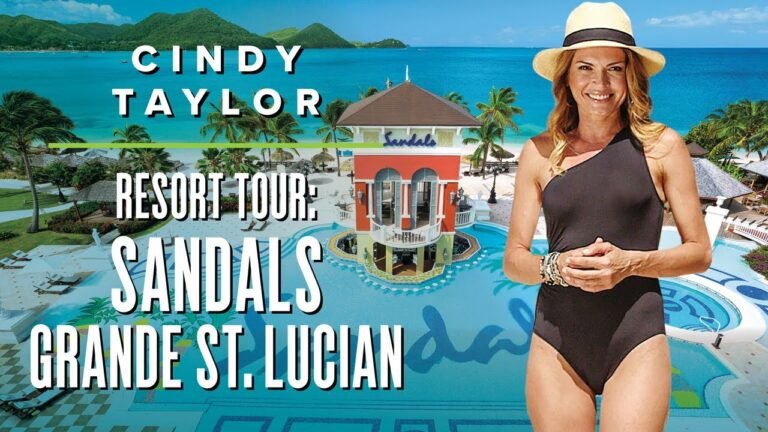 Sandals Grande Saint Lucian Tour ft. Cindy Taylor | Luxury All-Inclusive Resort in Saint Lucia