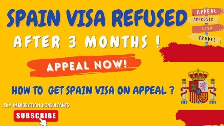 Spain Visa Appeal|Spain Tourist Visa|Spain Visa On Appeal|Schengen Visa@Sky Immigration Consultants