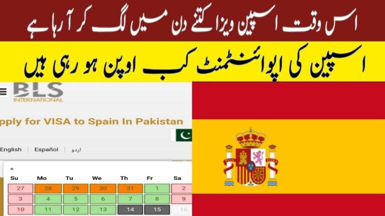 Spain Visa Update | Spain Visa Process Time | Spain Visa Appointment Update | Spain Visa Talha Tv