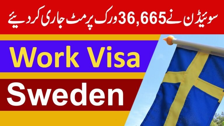 Sweden Work Visa | Jobs In Sweden | How To Apply Sweden Work Permit