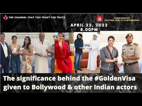 The Dubai Golden Visa being given to Bollywood actors.. why???