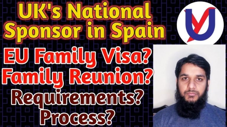 UK National Sponsor in Spain, EU Family visa? [ Urdu / Hindi ] UY Consultant