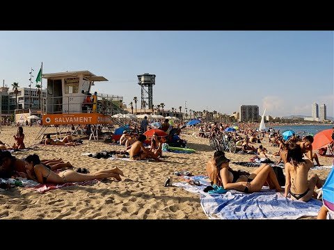 Valencia Beach Spain 2021 4K Walk