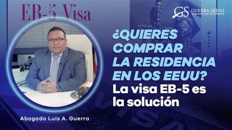 ¿Quieres comprar la residencia en los EEUU ? La visa EB-5 es la solución