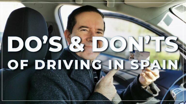 ► the DO's and DON'Ts of DRIVING in Spain 🇪🇸 #003