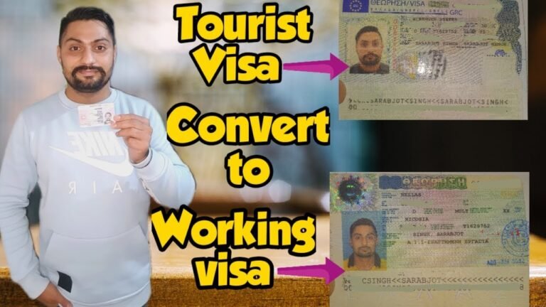 How to Convert Tourist visa to Working visa – Tourist Visa to Work permit 2022