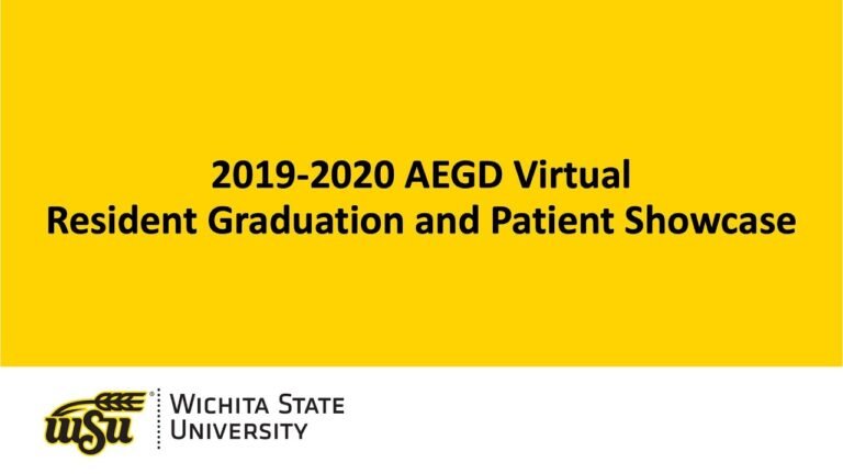 2019-2020 AEGD Virtual Resident Graduation and Patient Showcase