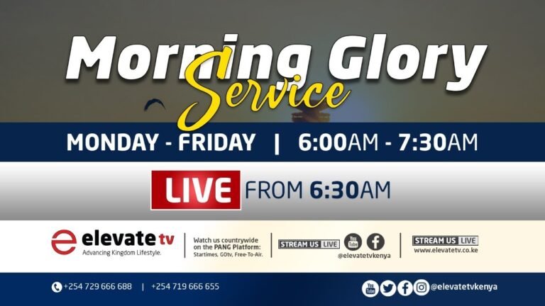 🔴 CHURCH UNLIMITED || MORNING GLORY SERVICE  || 25th MAY 2022 || Pastor James Kimathi