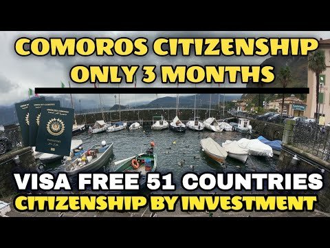 Comoros Citizenship only 3 Months Comoros  Citizenship by Investment Program Citizenship