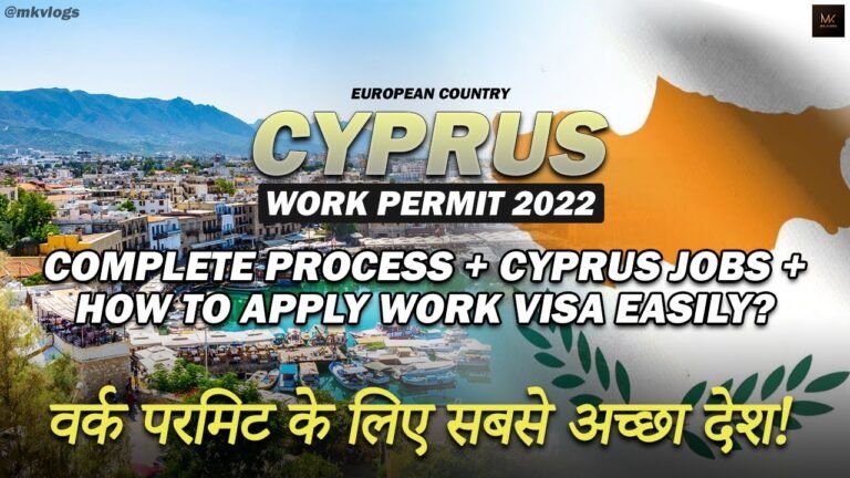 Cyprus Work Permit 2022 & Cyprus Jobs (Complete Process) – MK Vlogs