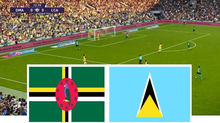 DOMINICA VS ST LUCIA MATCH- CONCACAF NATIONS LEAGUE 2022