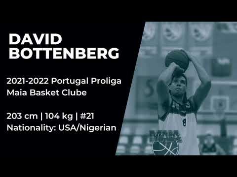 David Bottenberg Highlights 2021/22 || Maia Basket Portugal || Athletic Forward || Cotonou Passport