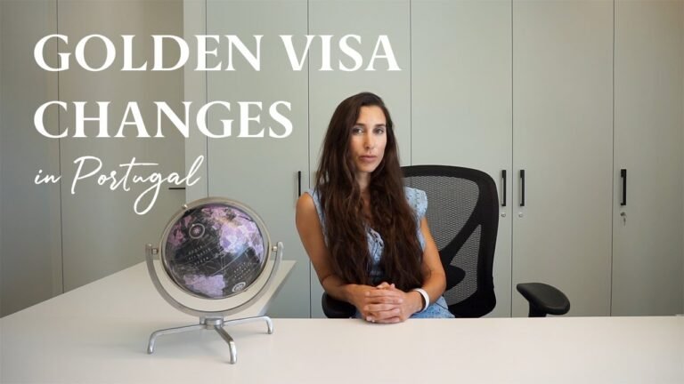 Golden Visa changes in 2022 / Portugal