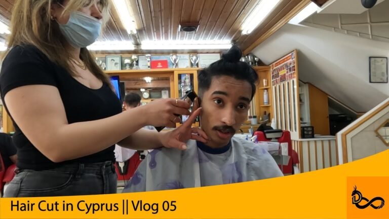 Hair Cut in Cyprus || Vlog 05 || සයිප්‍රසයේ කොණ්ඩය කැපීම || Κούρεμα στην Κύπρο