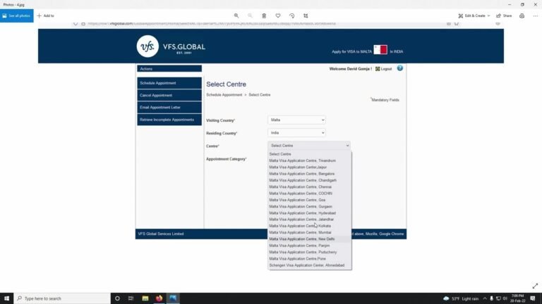 How To Apply Malta Visa From Nepal – VFS Global Date Book Appointment Genuine Way