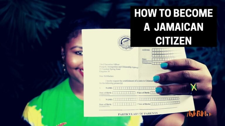 How To Become A Jamaican Citizen (By Descent) | AshFiMon