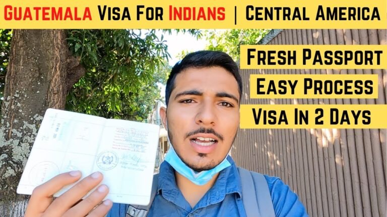 How To Get Visa Of Guatemala For Indians | New Passport | Guarantee |