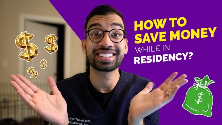 How To Save Money In Residency #Shorts