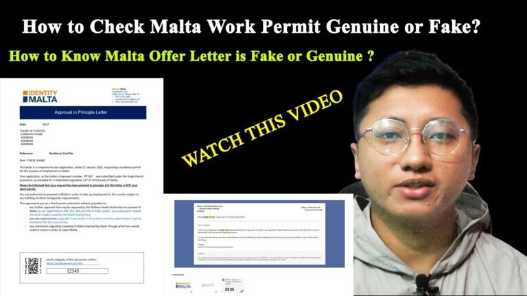 How to Check Malta Work Permit and Offer Letter Genuine or Fake in Nepali