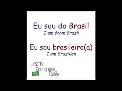 Learn Portuguese – Country and Nationality