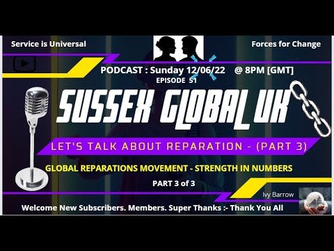 Let's Talk About Reparation – Part 3 of 3 – Global Reparations Movement