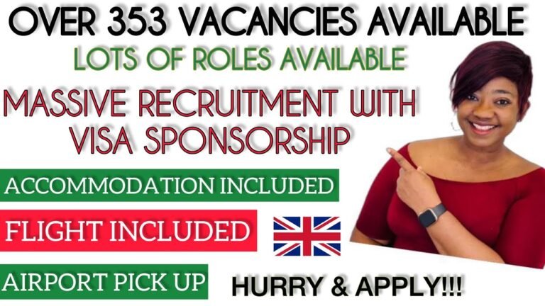 MASSIVE RECRUITMENT FOR HEALTHCARE WORKERS FROM OVERSEAS WITH VISA SPONSORSHIP / HURRY & APPLY!!!