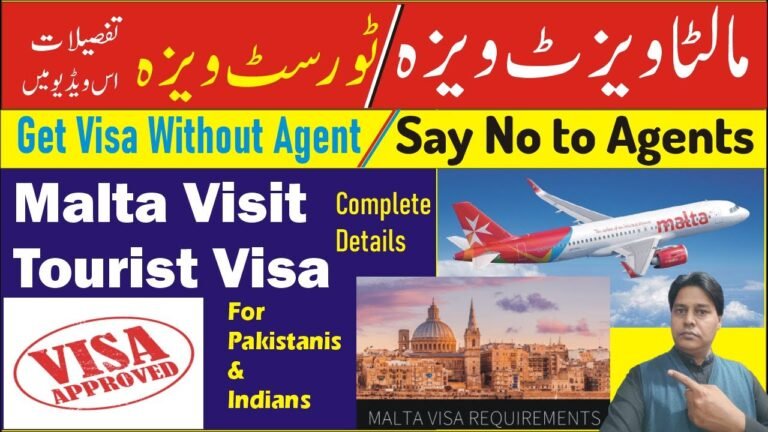 Malta visit visa| Malta Visit Visa for Pakistani| Malta Tourist Visit for Indian|