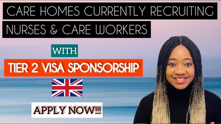 NEW VACANCIES FOR NURSES AND CARE  WORKERS WITH TIER 2 VISA SPONSORSHIP