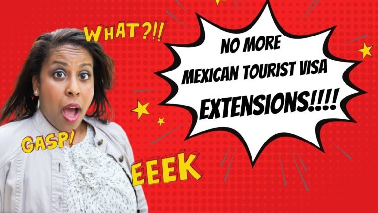 No More Mexican Tourist Visa Extensions