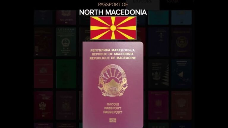 North Macedonia Passport – Северна Македонија Пасош