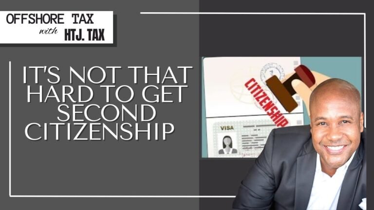 [ OFFSHORE TAX ] It's not that hard to get a second citizenship