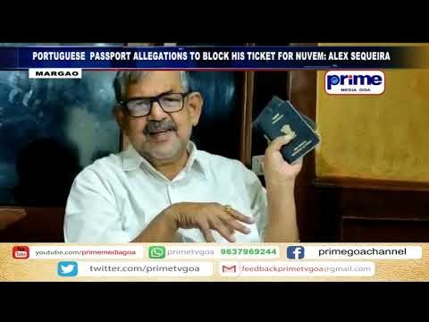 PORTUGUESE  PASSPORT ALLEGATIONS TO BLOCK HIS TICKET FOR NUVEM    ALEX SEQUEIRA