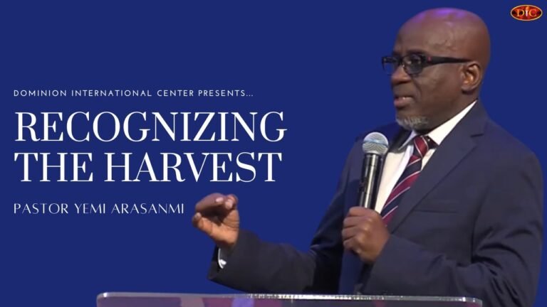 Recognizing The Harvest pt.2| Yemi Arasanmi| DIC HOUSTON