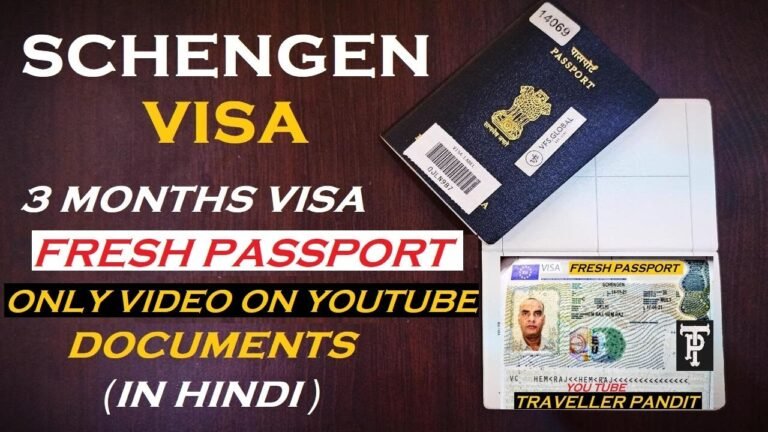 SCHENGEN VISA ON FRESH PASSPORT 2021