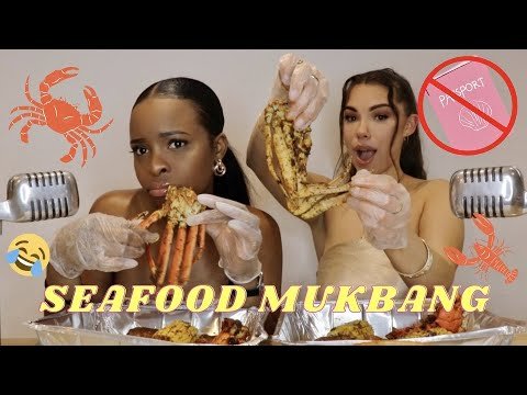 SEAFOOD BOIL MUKBANG | STORYTIME: PASSPORT STOLEN IN GREECE