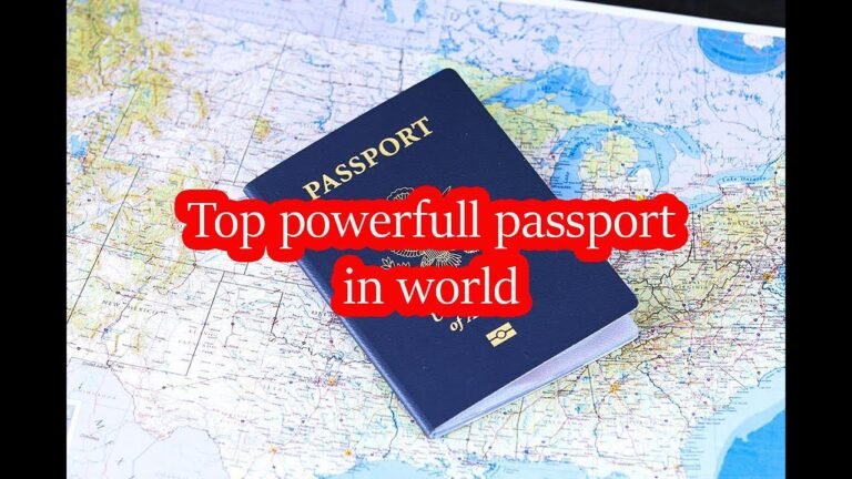 Top 10 powerful passport in world Top 10 powerful passport in world