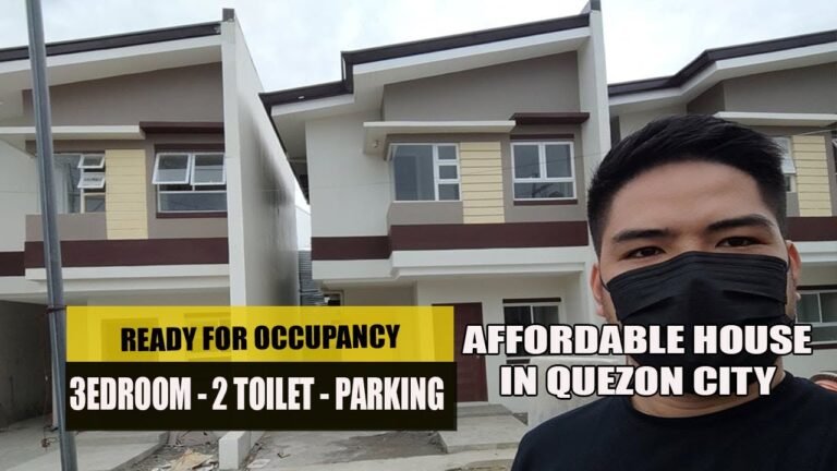 AFFORDABLE HOUSE AND LOT IN QUEZON CITY BESIDE FILINVEST I Ready for Occupancy Single Attached