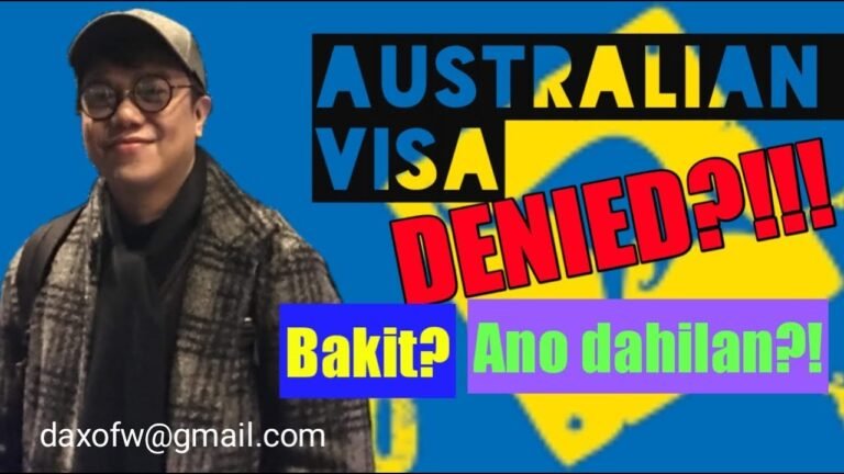 Bakit Kaya Denied ang Australian Visa Application Mo? | Visa Tips and Guides | daxofw