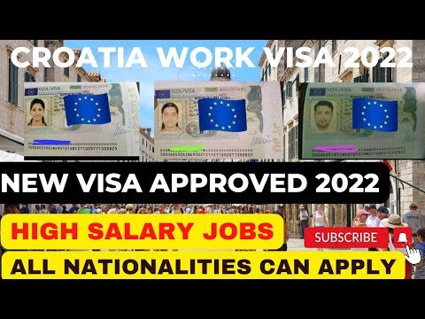 🇨🇵 Croatia Work Permit August 2022,Croatia Work Permit Visa 2022,Croatia Work Visa  2022,Appointment