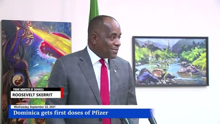 DOMINICA GETS ITS FIRST DOSES OF PFIZER