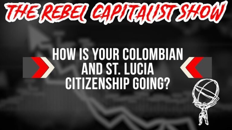 George Answers YOUR Questions: "How Is Your Colombian And St. Lucia Citizenship Going?