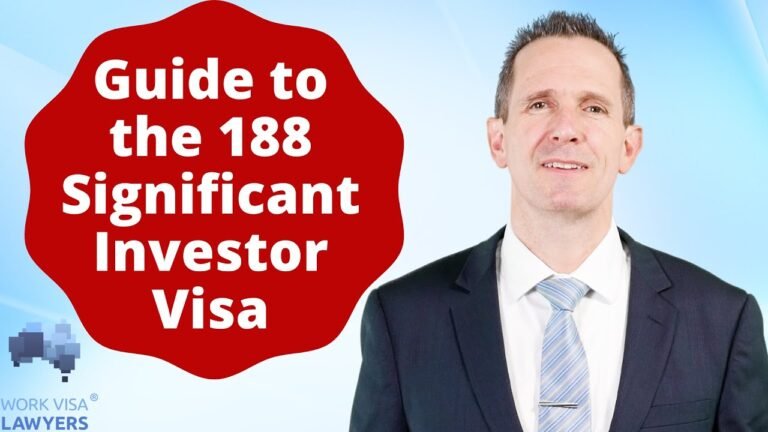 Guide to the 188 Significant Investor Visa – No age, English or points to get Australian SIV visa