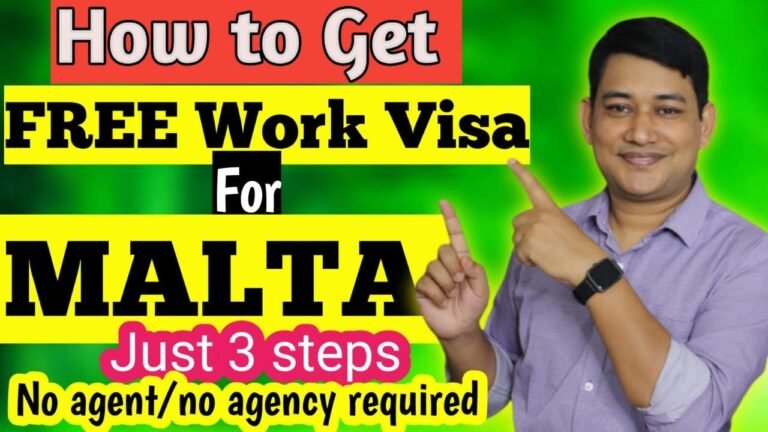 How to Get FREE WORK PERMIT VISA  for Malta? || Get FREE work Visa for MALTA