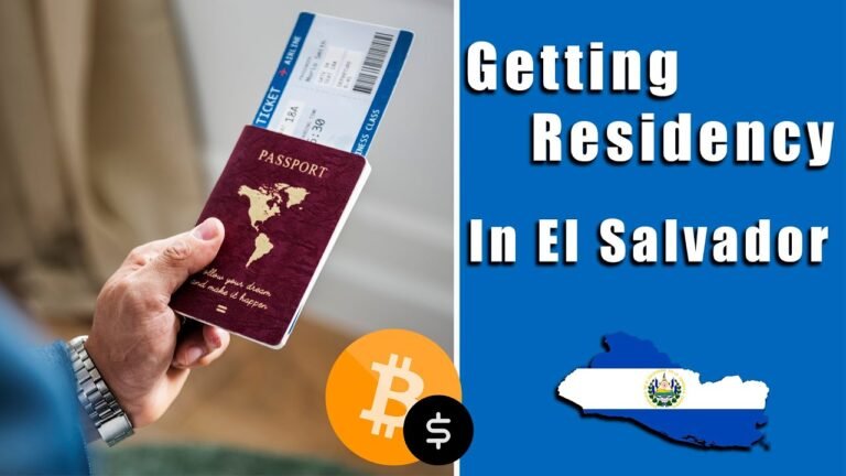 How to obtain residency in El Salvador. Economic FREEDOM – BITCOIN