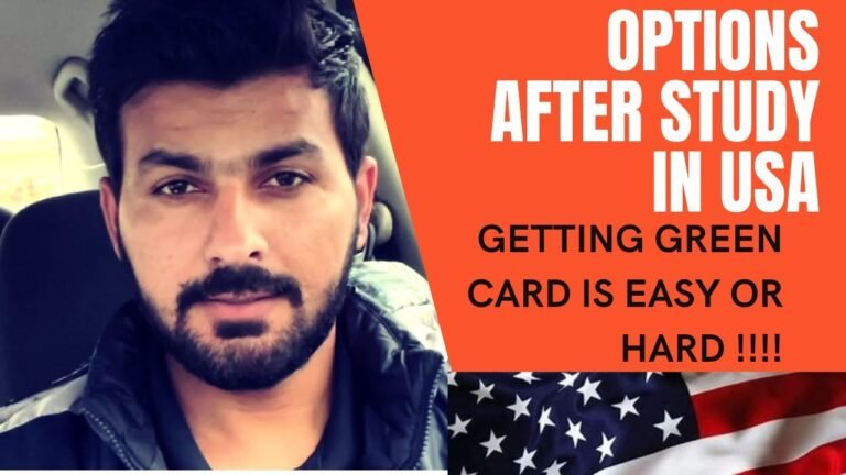 Options after study in USA | How to get green card in USA