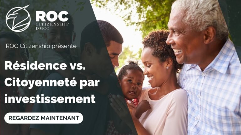 ROC Citizenship – Résidence vs. Citoyenneté par investissement